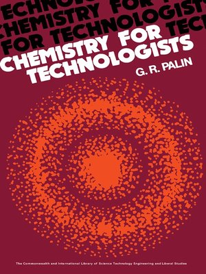 cover image of Chemistry for Technologists